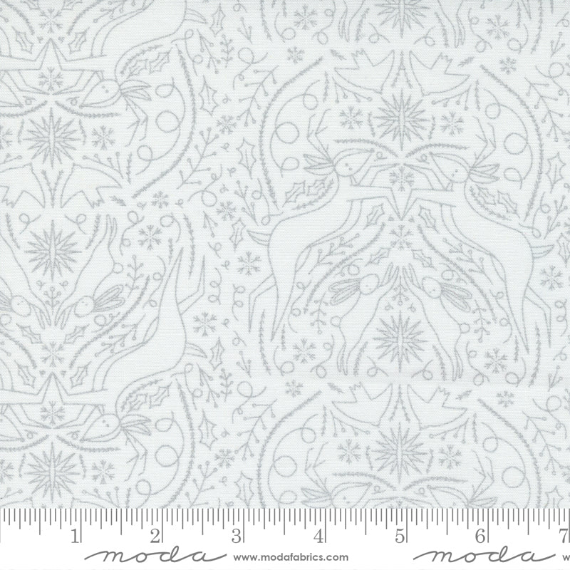 Merrymaking Scandi Damask Bundle, 4 Pieces, Gingiber, Moda Fabrics, 48343