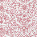 Merrymaking Scandi Damask in Eggnog Candy Cane, Gingiber, Moda Fabrics, 48343 22