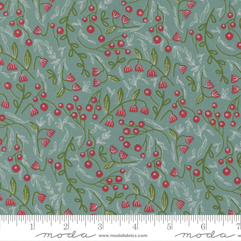 Merrymaking Winter Berries Bundle, 4 Pieces, Gingiber, Moda Fabrics, 48344