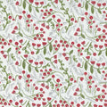 Merrymaking Winter Berries in Eggnog, Gingiber, Moda Fabrics, 48344 11M