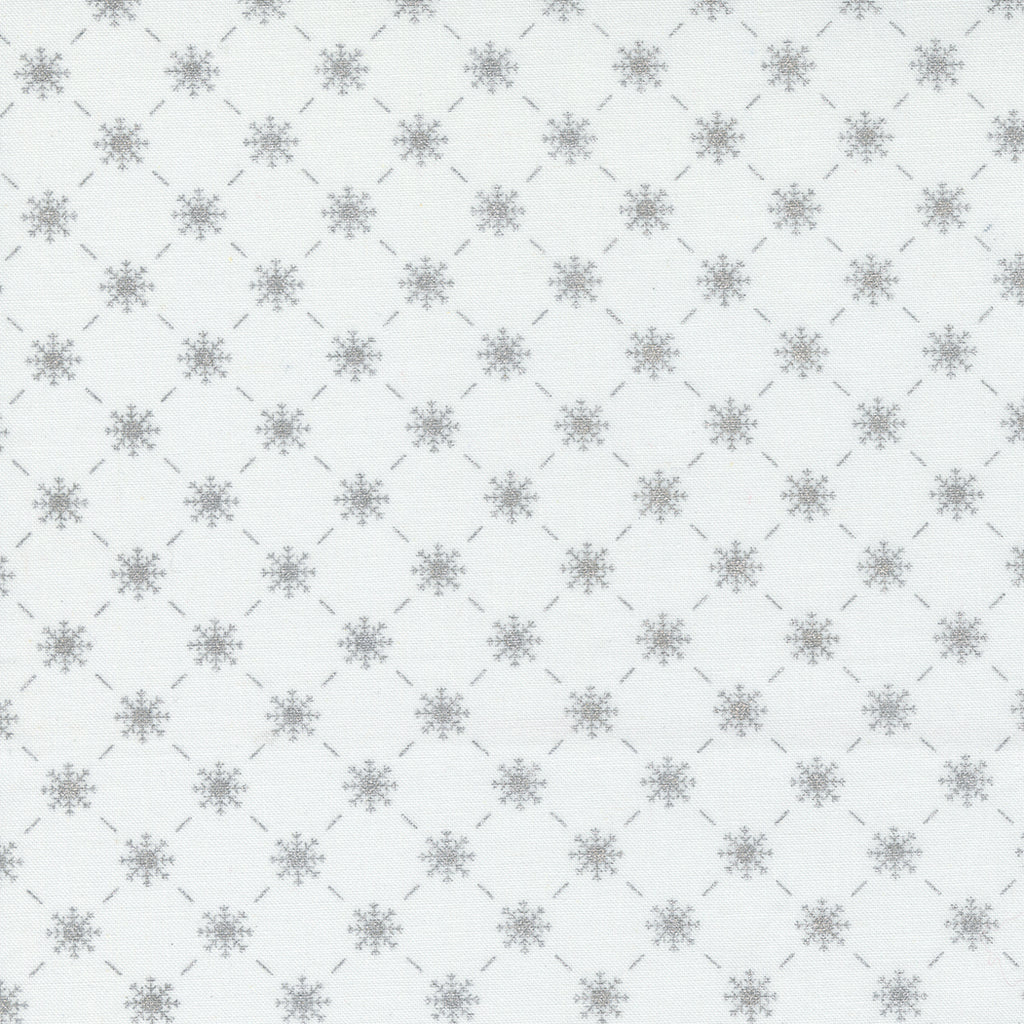 Merrymaking Bias Snowflakes in Eggnog, Gingiber, Moda Fabrics, 48345 11M