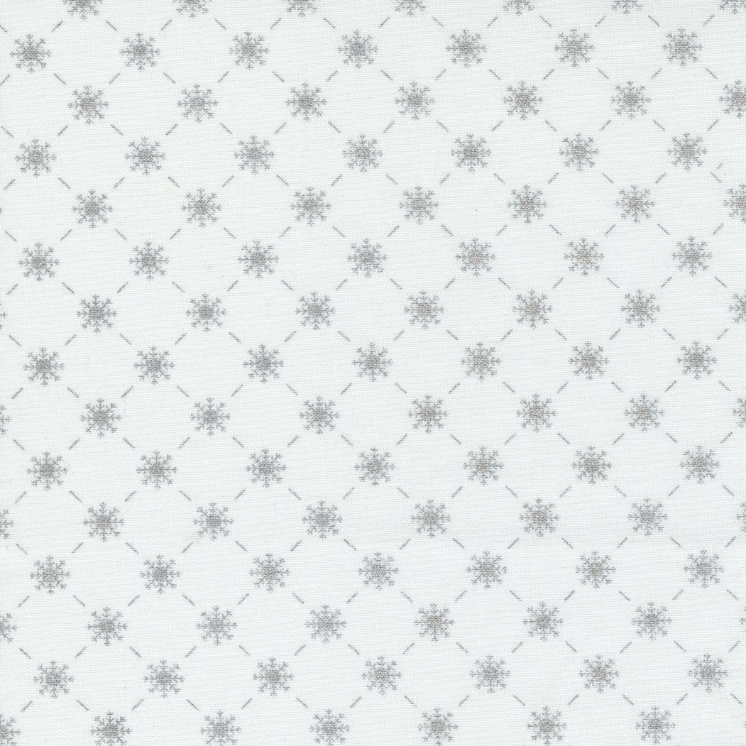 Merrymaking Bias Snowflakes in Eggnog, Gingiber, Moda Fabrics, 48345 11M