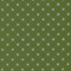 Merrymaking Bias Snowflakes in Evergreen, Gingiber, Moda Fabrics, 48345 14M
