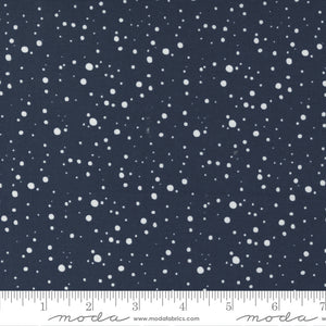 Merrymaking Snow Dots in Winter Night, Gingiber, Moda Fabrics, 48346 12