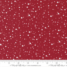 Load image into Gallery viewer, Merrymaking Snow Dots in Candy Cane, Gingiber, Moda Fabrics, 48346 15
