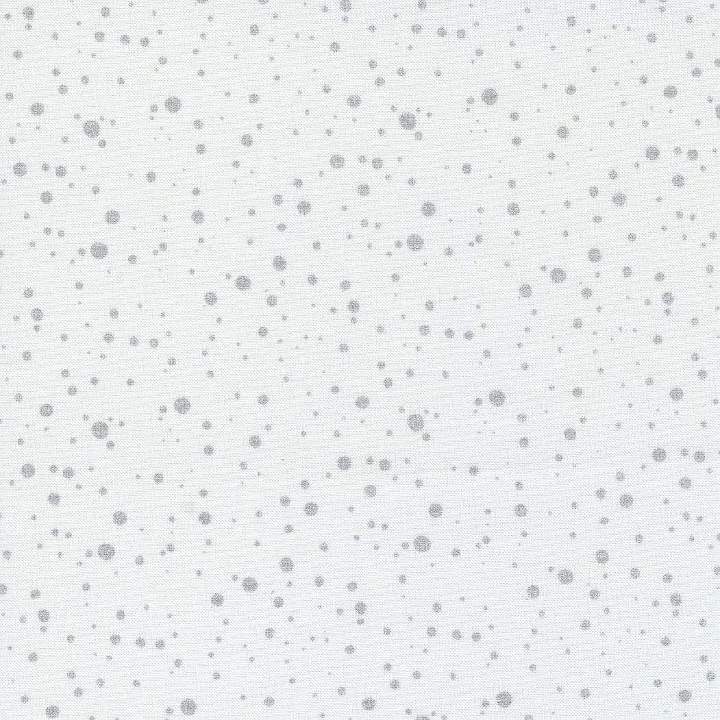 Merrymaking Snow Dots in Eggnog Silverbells, Gingiber, Moda Fabrics, 48346 11M