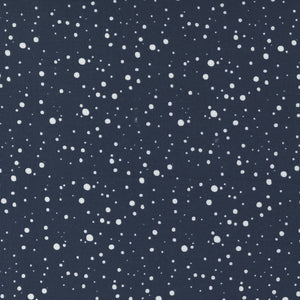 Merrymaking Snow Dots in Winter Night, Gingiber, Moda Fabrics, 48346 12