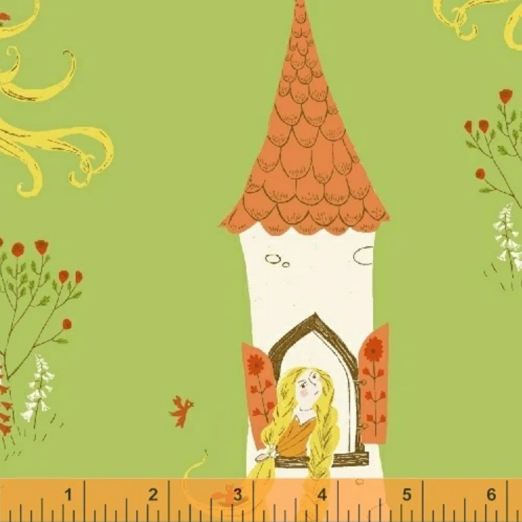 Far Far Away 2 Rapunzel in Green, Heather Ross, 51197-1