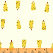 Load image into Gallery viewer, Far Far Away 2 Honey Bears in Yellow, Heather Ross, 51201-4
