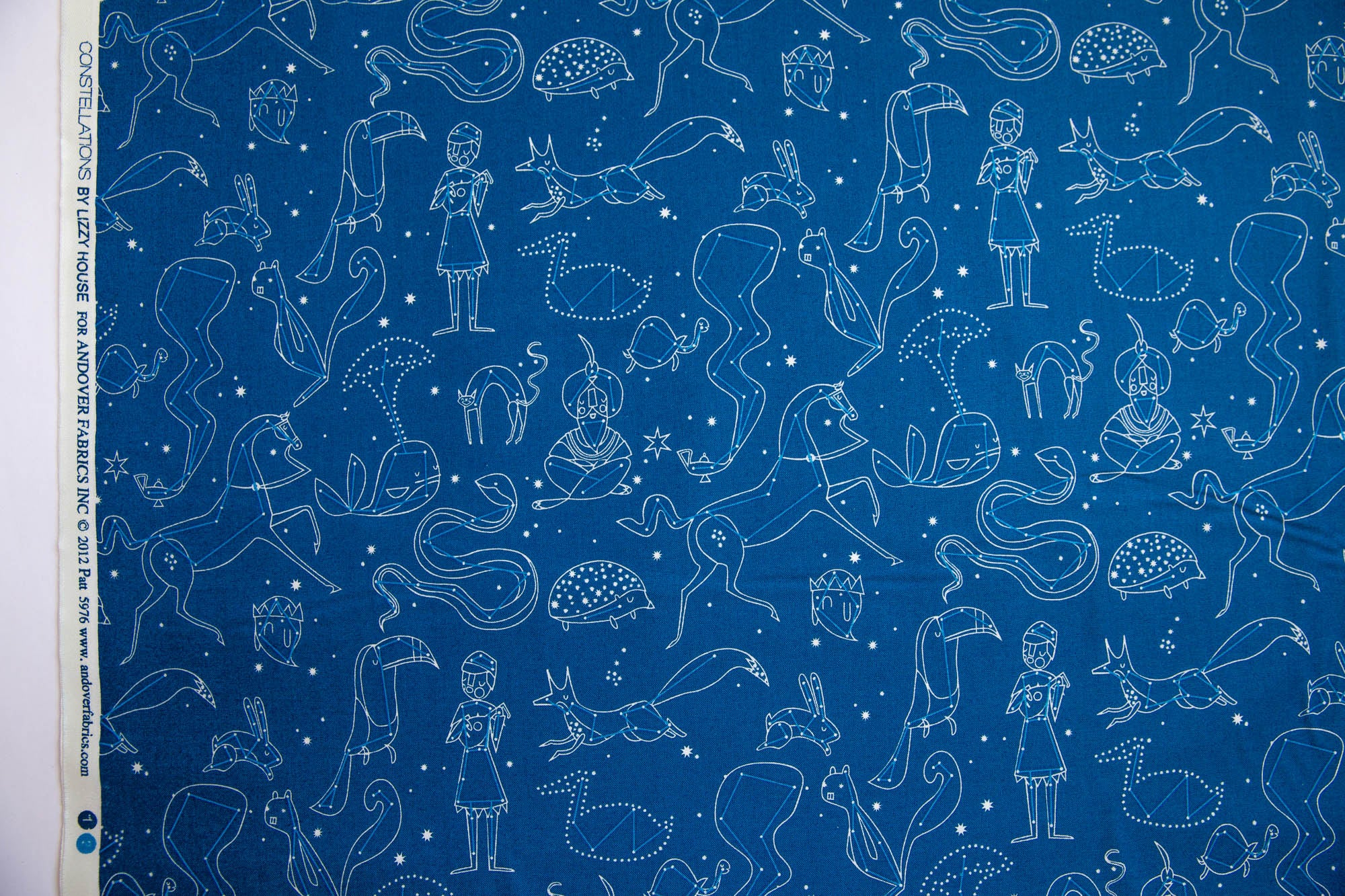 Constellations Star Signs in Prussian Blue, Lizzy House, A-5976-B