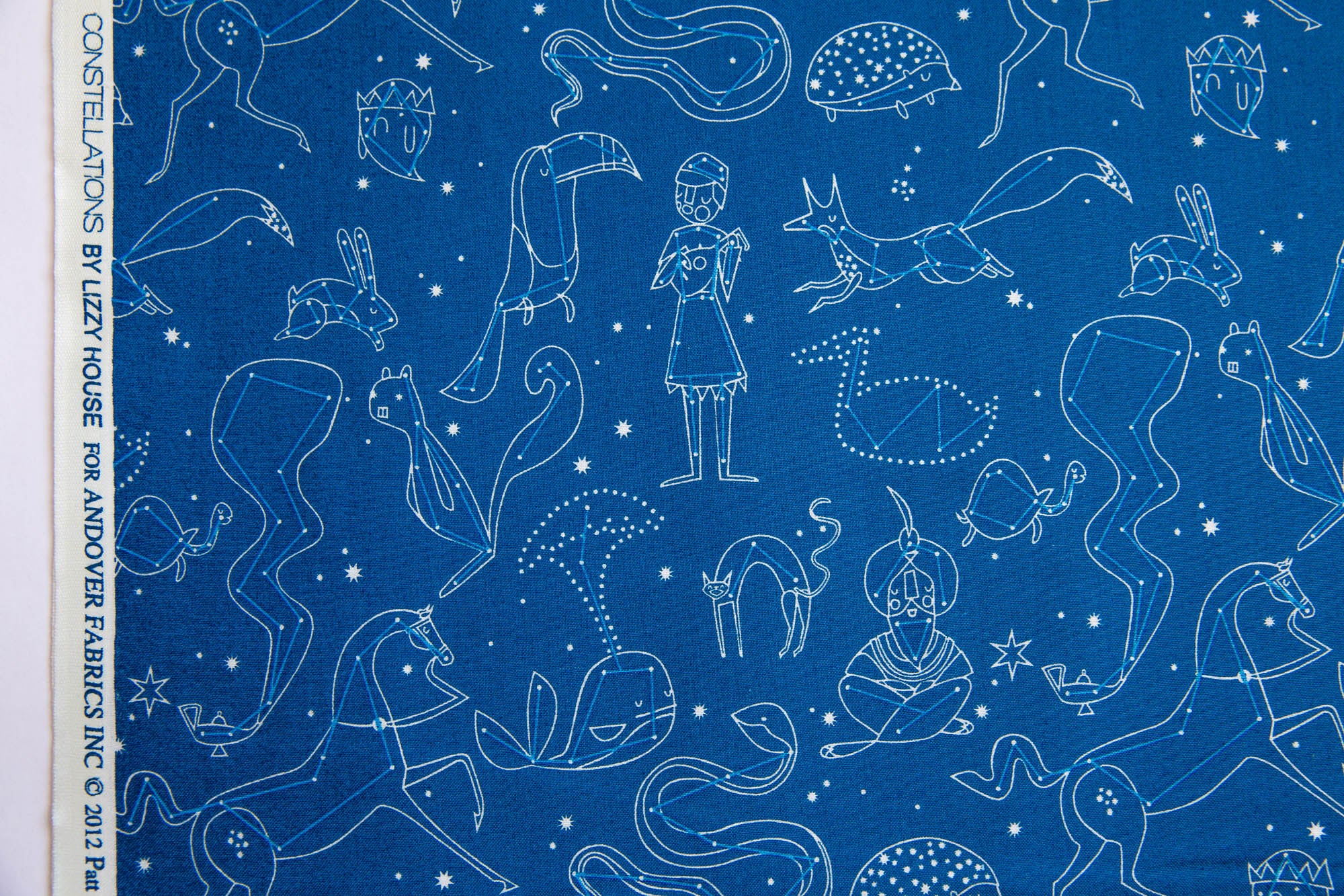 Constellations Star Signs in Prussian Blue, Lizzy House, A-5976-B