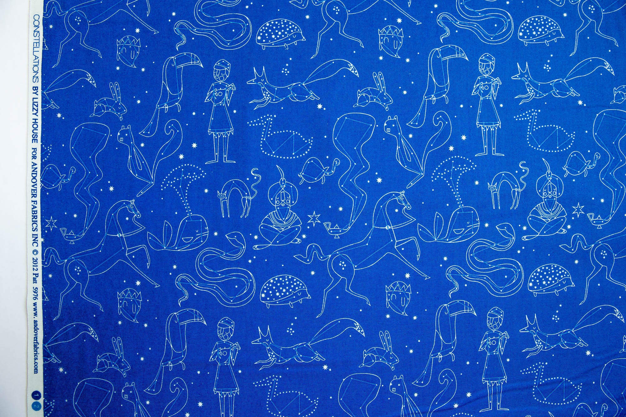 Constellations Star Signs in Royal Blue, Lizzy House, A-5976-W