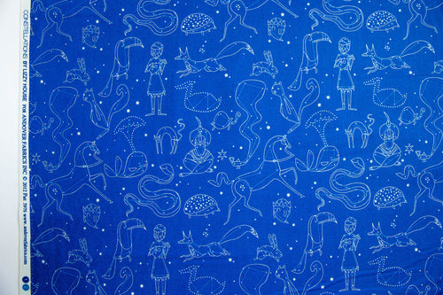 Constellations Star Signs in Royal Blue, Lizzy House, A-5976-W