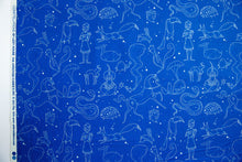 Load image into Gallery viewer, Constellations Star Signs in Royal Blue, Lizzy House, A-5976-W
