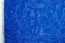 Load image into Gallery viewer, Constellations Star Signs in Royal Blue, Lizzy House, A-5976-W
