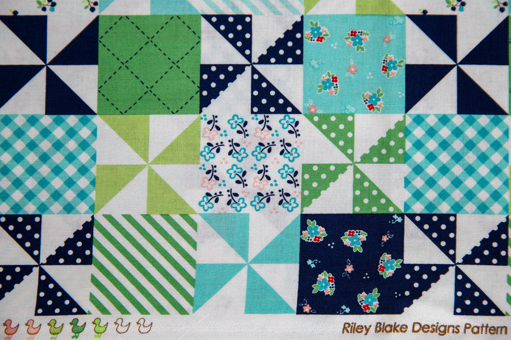 Country Girls Country Patchwork in Navy, Tasha Noel, C3641 Navy