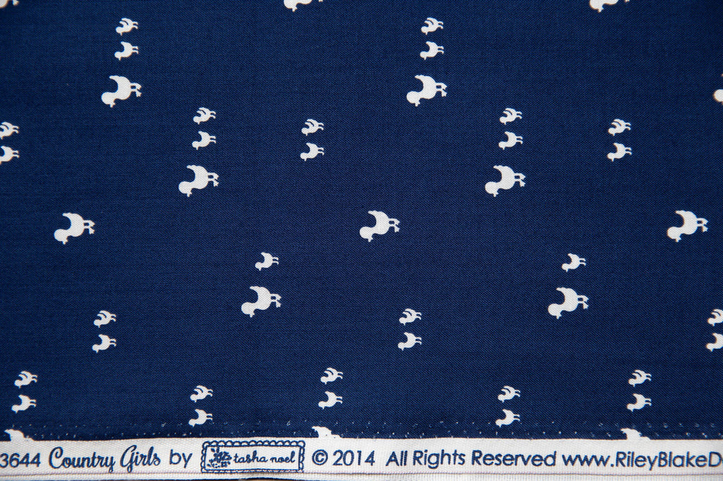 Country Girls Country Ducks in Navy, Tasha Noel, C6444 Navy