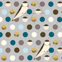 Load image into Gallery viewer, 11-Inch Remnant Charley Harper Vol. 1, Bank Swallow in Blue, The Original Collection, CH-07 Blue

