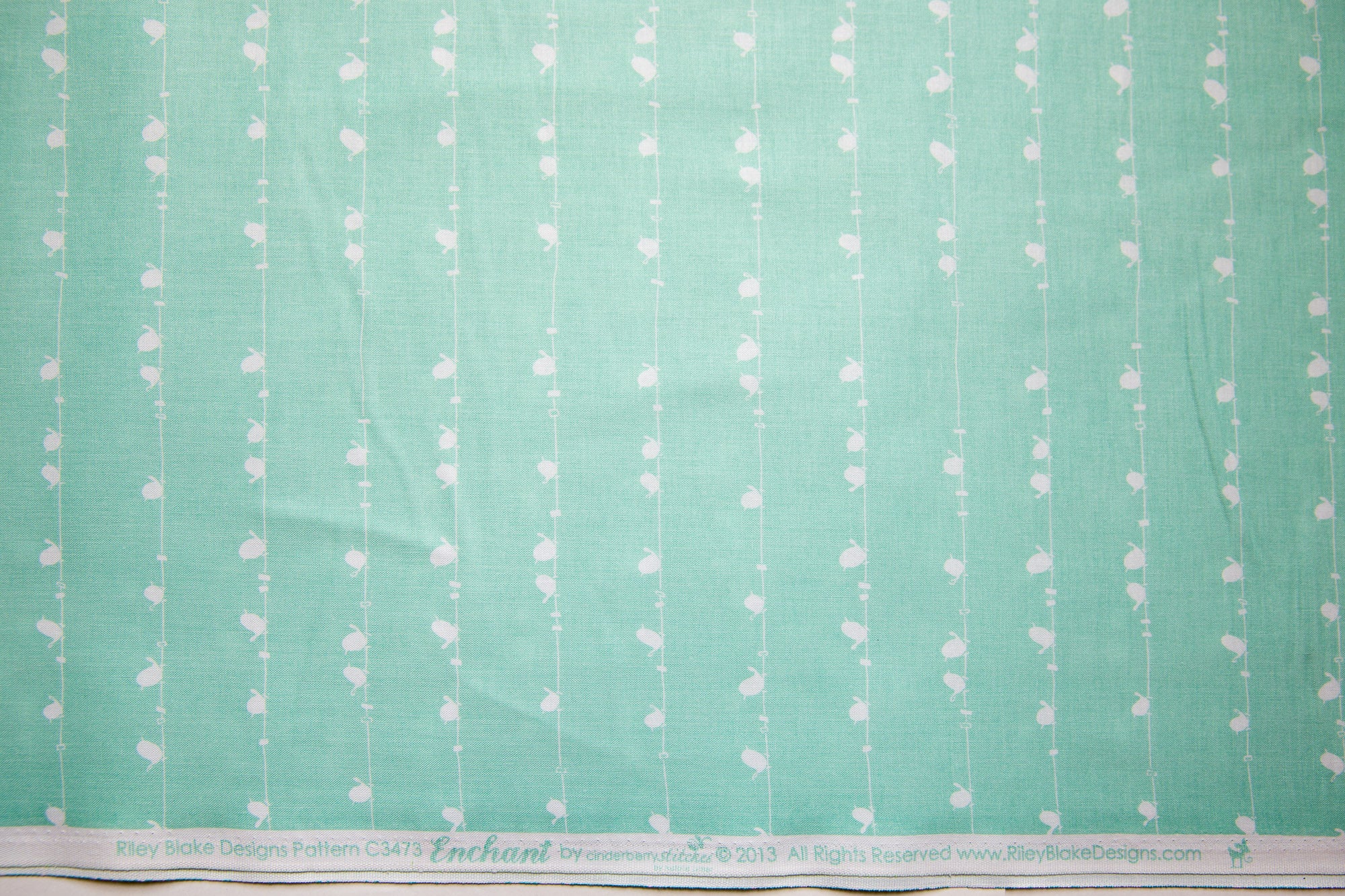 Enchant Birds in Aqua, Cinderberry Stitches, Natalie Lymer, C3473-AQUA