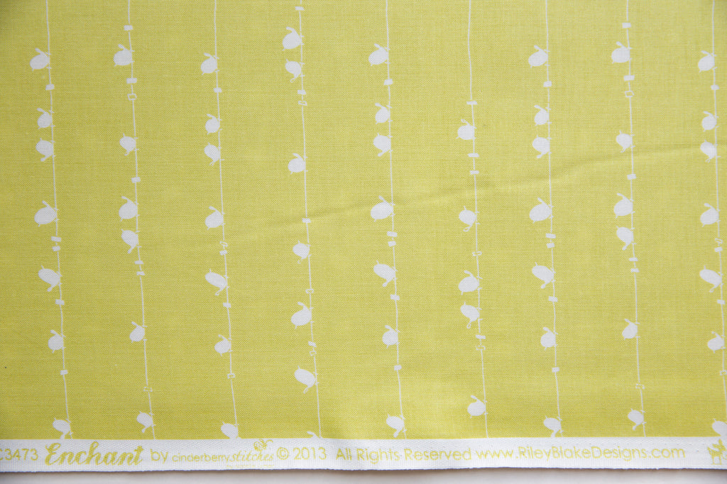 Enchant Birds in Lime, Cinderberry Stitches, Natalie Lymer, C3473-GREEN