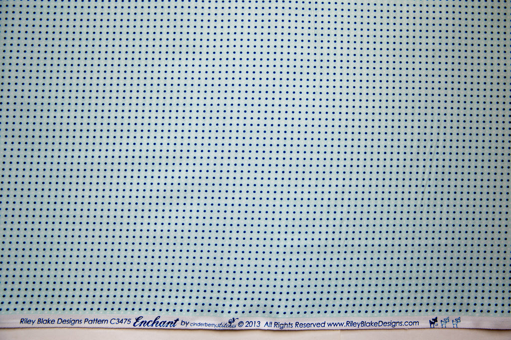 Enchant Dots in Aqua, Cinderberry Stitches, Natalie Lymer, C3475-AQUA