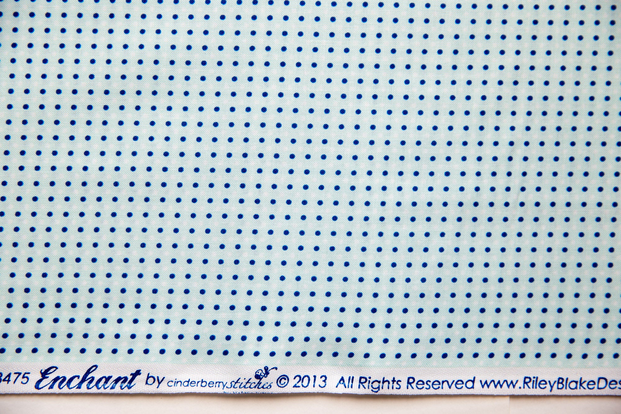Enchant Dots in Aqua, Cinderberry Stitches, Natalie Lymer, C3475-AQUA