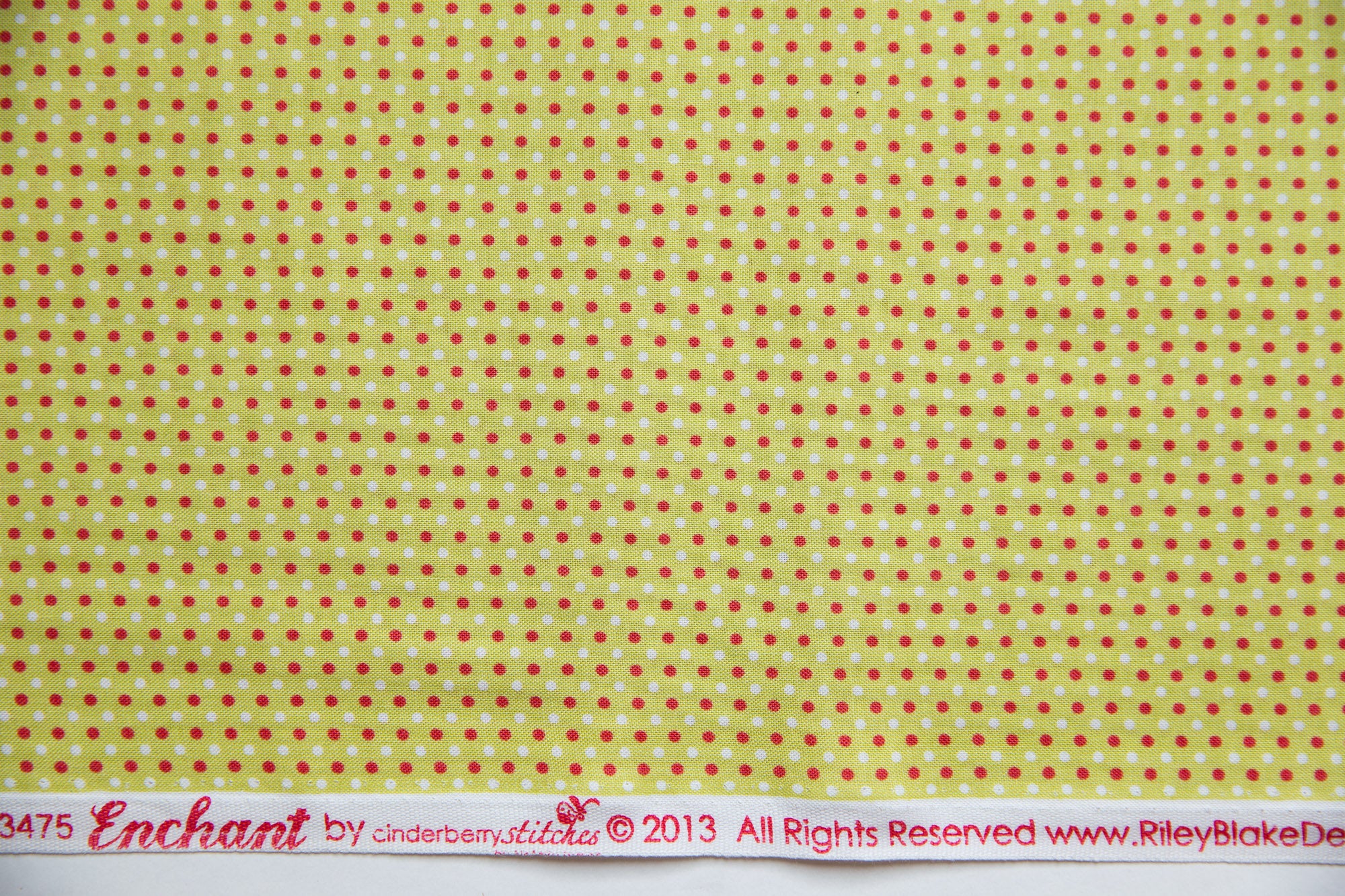 Enchant Dots in Lime, Cinderberry Stitches, Natalie Lymer, C3475-GREEN