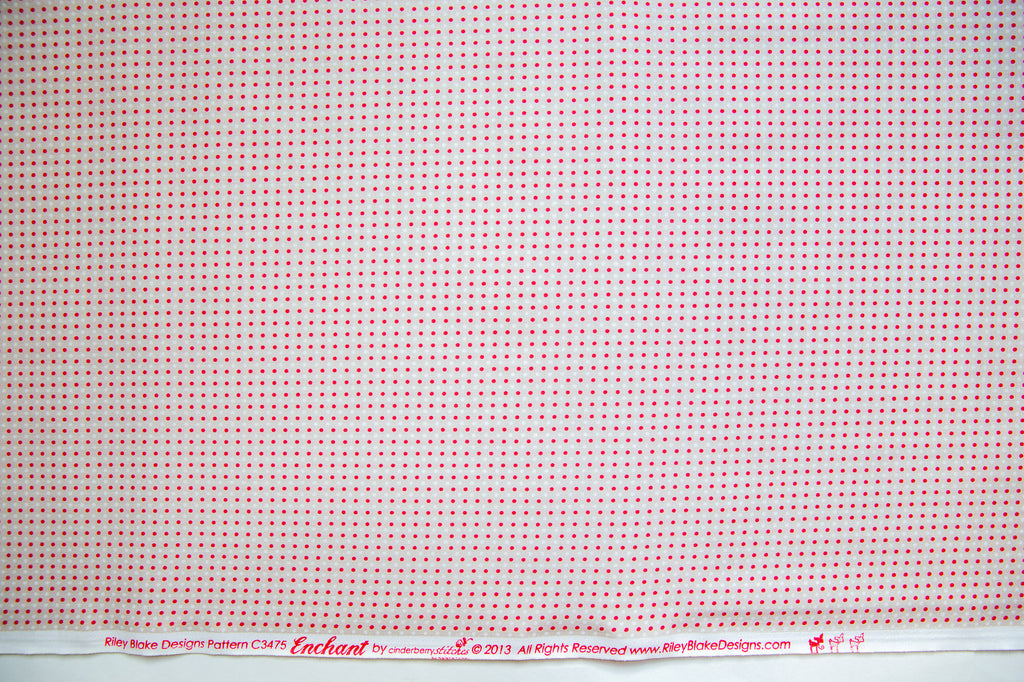 Enchant Dots in Watermelon, Cinderberry Stitches, Natalie Lymer, C3475-PINK