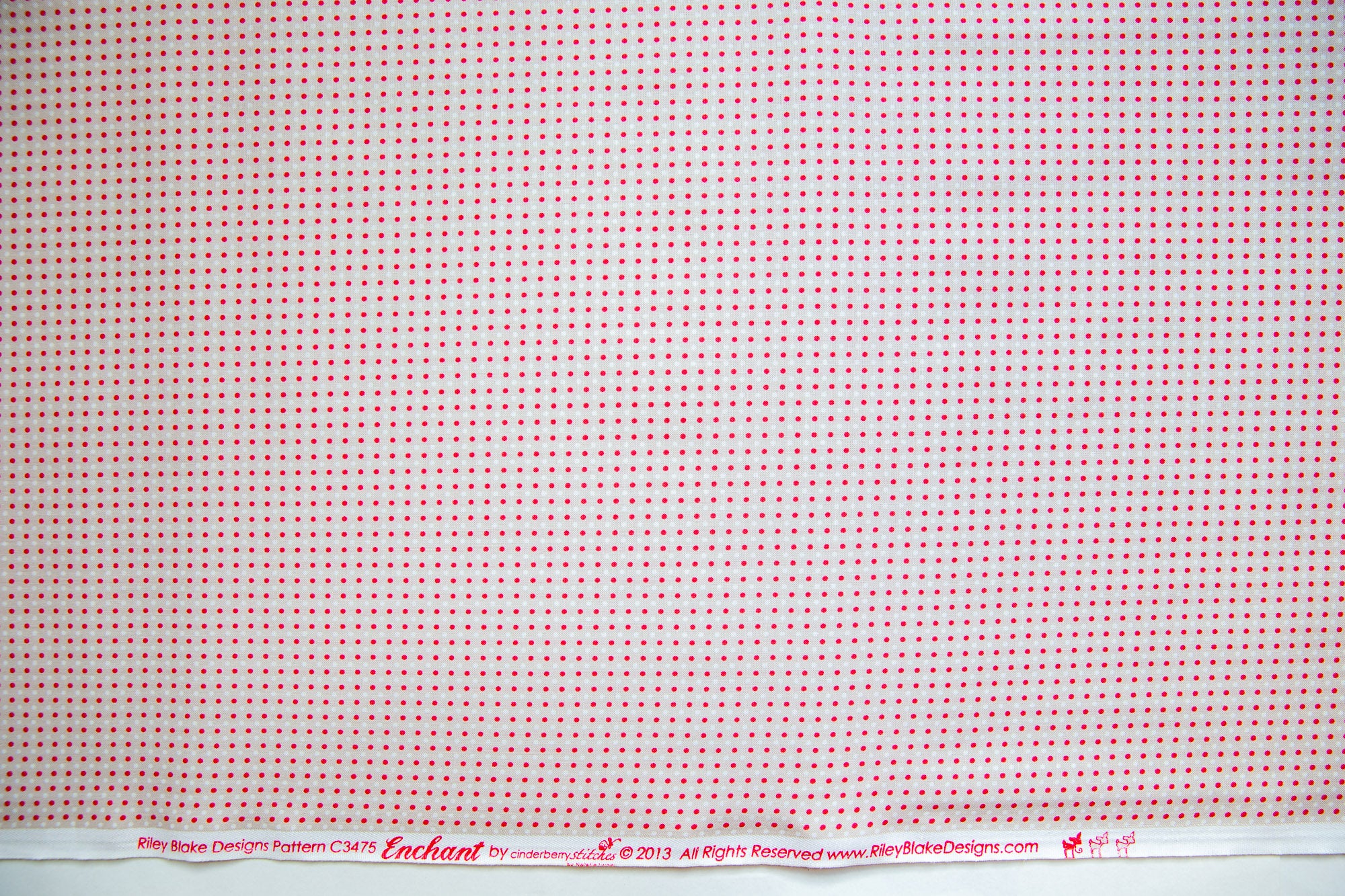 Enchant Dots in Watermelon, Cinderberry Stitches, Natalie Lymer, C3475-PINK