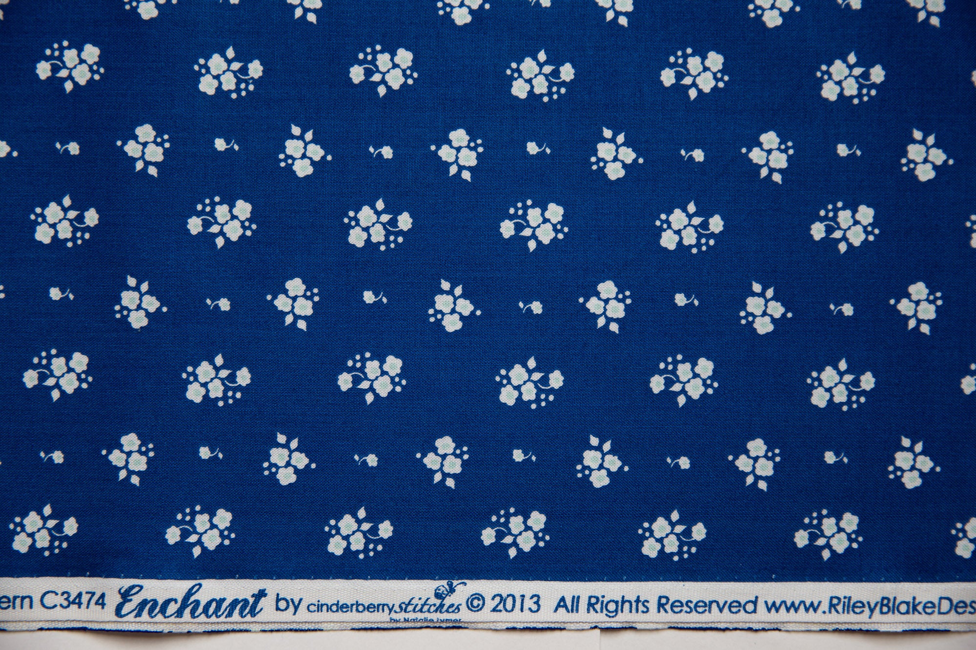 Enchant Floral in Navy, Cinderberry Stitches, Natalie Lymer, C3474-NAVY
