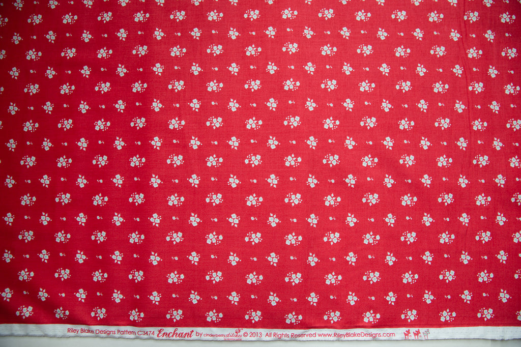 Enchant Floral in Watermelon, Cinderberry Stitches, Natalie Lymer, C3474-PINK