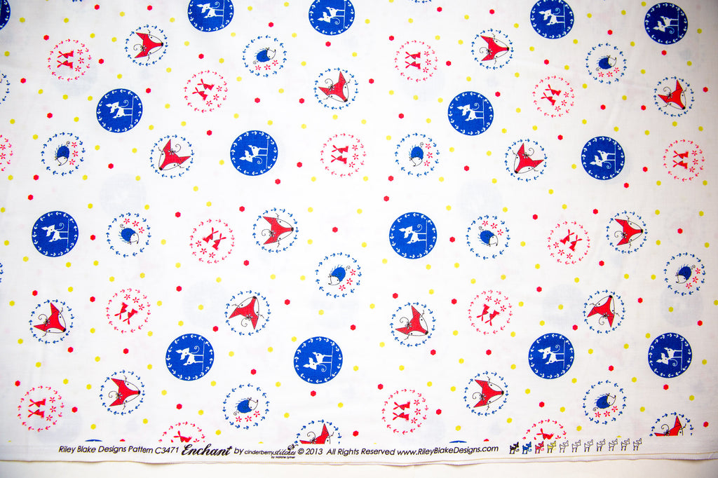 Enchant Little Folk in White, Cinderberry Stitches, Natalie Lymer, C3471-WHITE