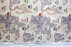 Vikings Organic Cotton Map, Timeless Treasures, FUN-OC9553