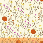 Far Far Away Meadow Flowers in Orange, Heather Ross, 39659-7