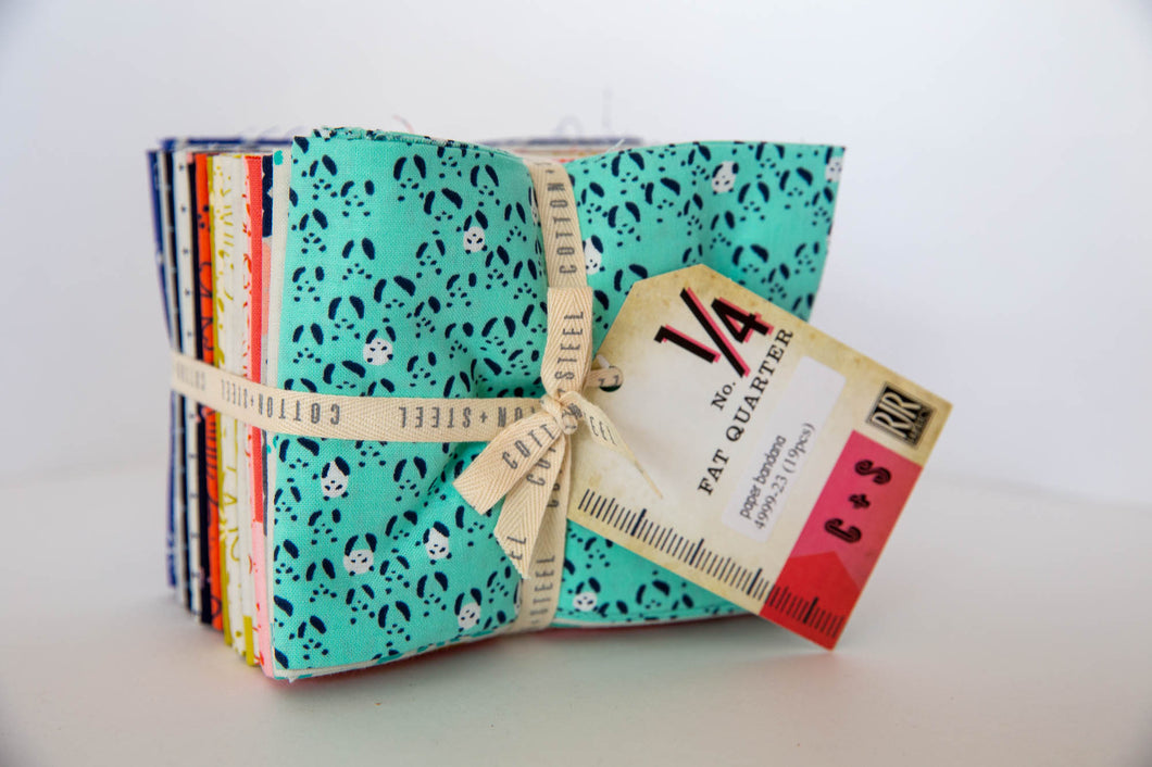 Paper Bandana Fat Quarter Bundle, 19 Pieces, Alexia Marcelle Abegg, Cotton & Steel, 4999-23