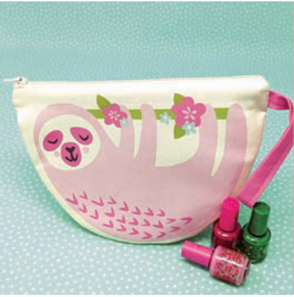 Cut, Sew, Create: Sloth Zipper Pouch, Stacy Iest Hsu, 100% Cotton Fabric Panel, 20658-11P