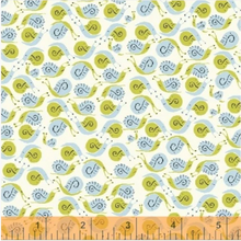 Load image into Gallery viewer, Far Far Away Snails in Blue and Green, Heather Ross, 39660-3
