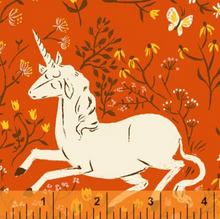 Load image into Gallery viewer, Far Far Away Unicorn in Orange, Heather Ross, 39657-7
