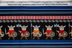 Vikings Organic Cotton, Viking Stripe, Timeless Treasures, FUN-OC9551