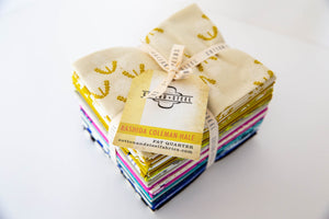 Zephyr Fat Quarter Bundle, 19 Pieces, Rashida Coleman Hale, Cotton & Steel, 1999-16