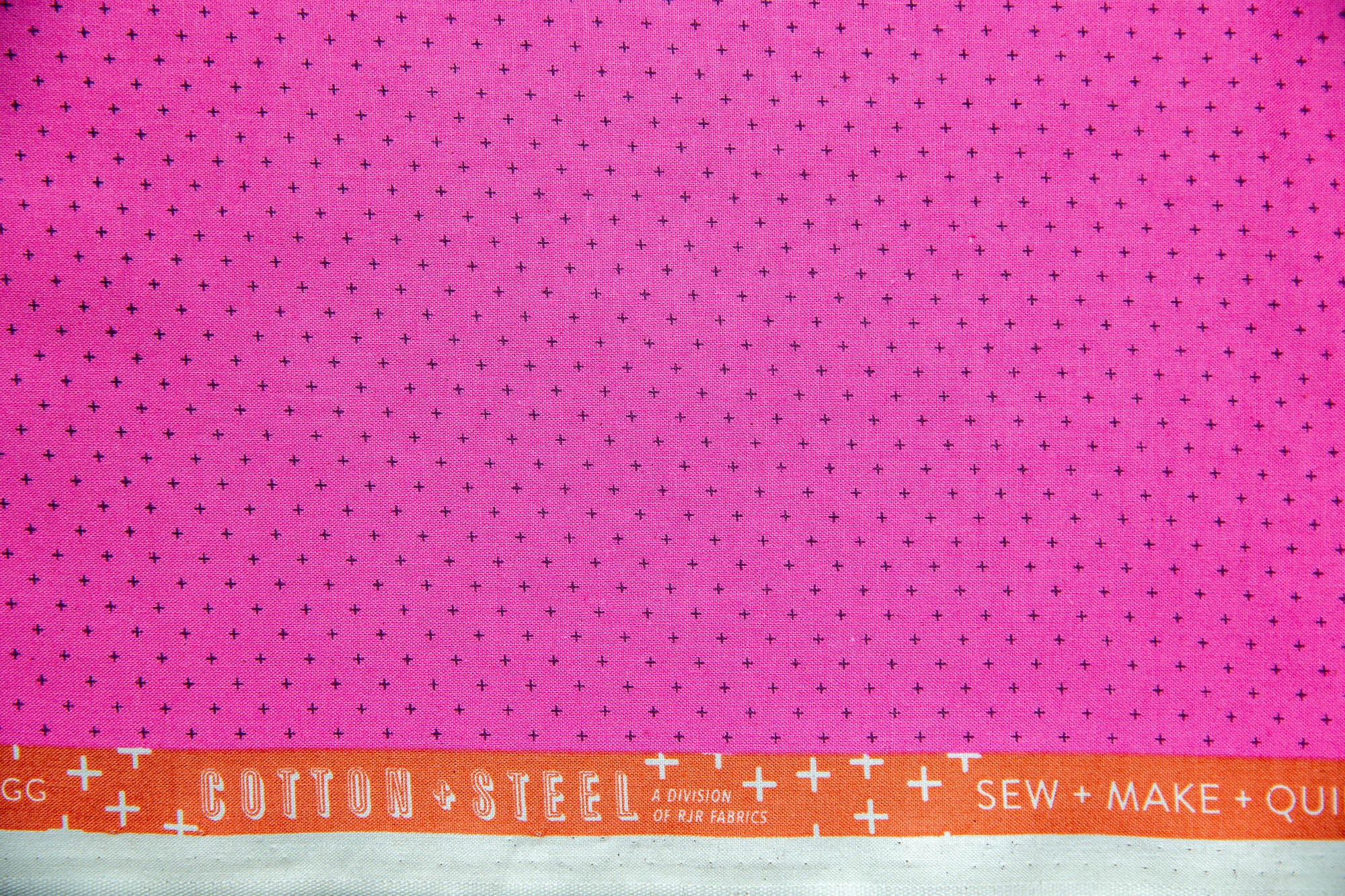 9-Inch End of Bolt Remnant Add it Up in Lip Gloss, Cotton+Steel Basics, Alexia Marcelle Abegg, 5093-002