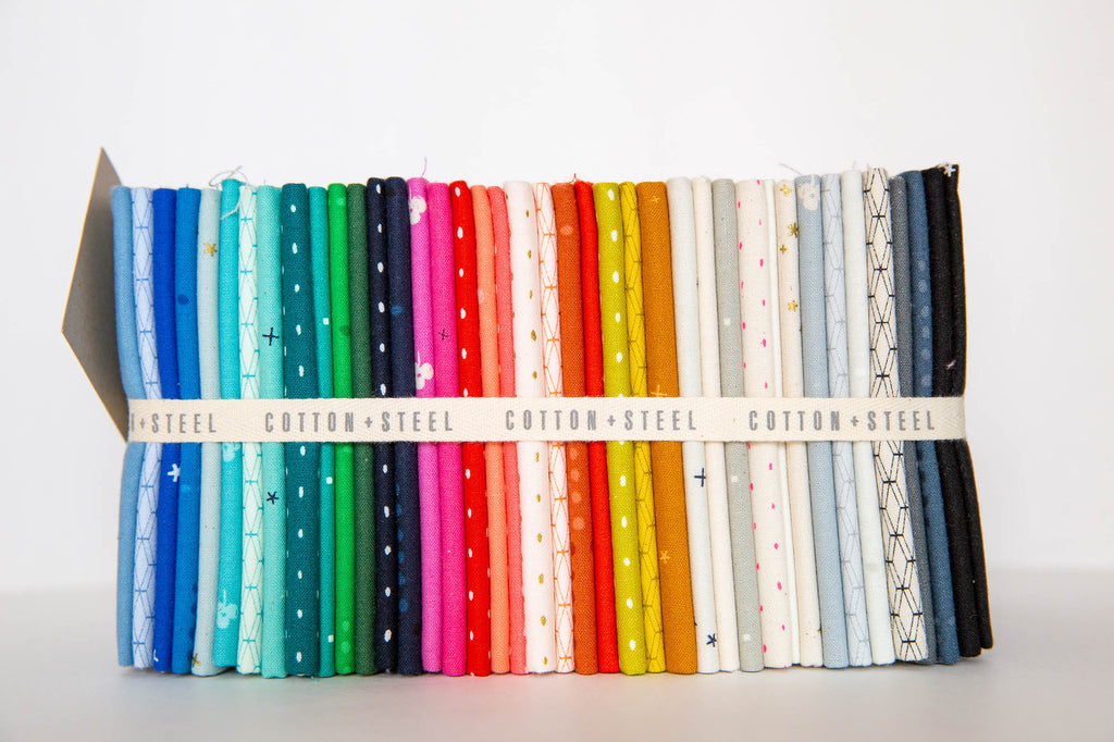 Cotton + Steel Basics Complete Collection Bundle, 40 Pieces, CS100P-FQBA