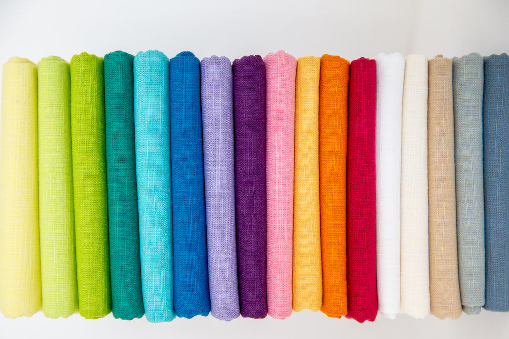 Andover Textured Solids Bundle, 17 Pieces, 100% Cotton, A-TEX