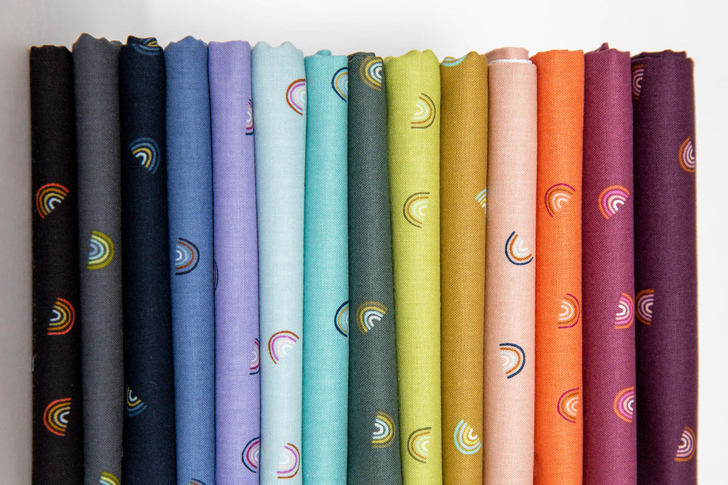 Always Look For Rainbows in Nightshade, Cotton+Steel Basics, CS106-NI5