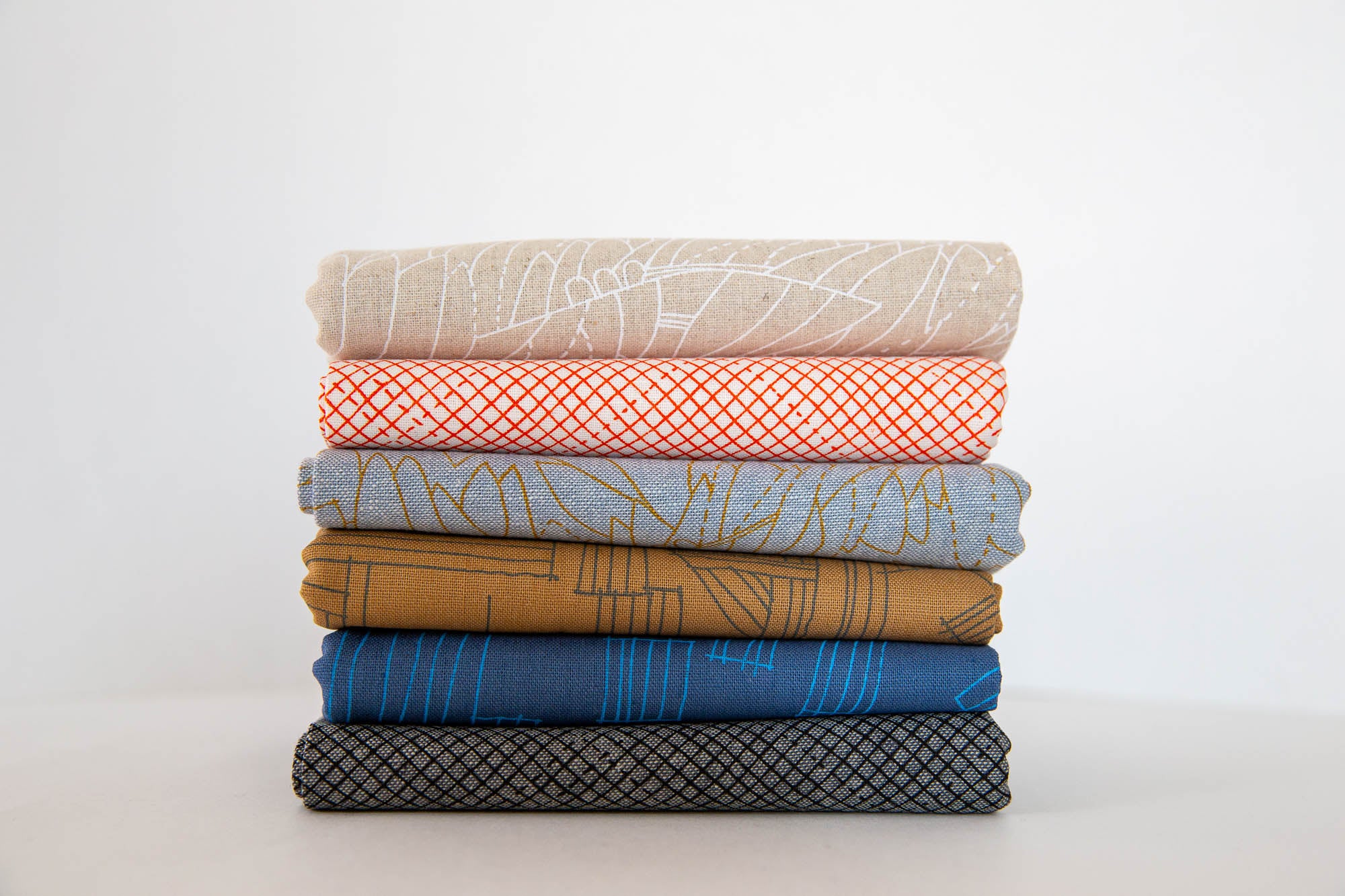 Euclid Reflect in Denim Yarn Dyed Essex, Carolyn Friedlander, AFR-16280-67 DENIM