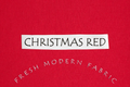 Christmas Red Bella Cotton Solid Fabric from Moda, 9900 16