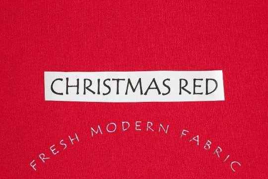 Christmas Red Bella Cotton Solid Fabric from Moda, 9900 16