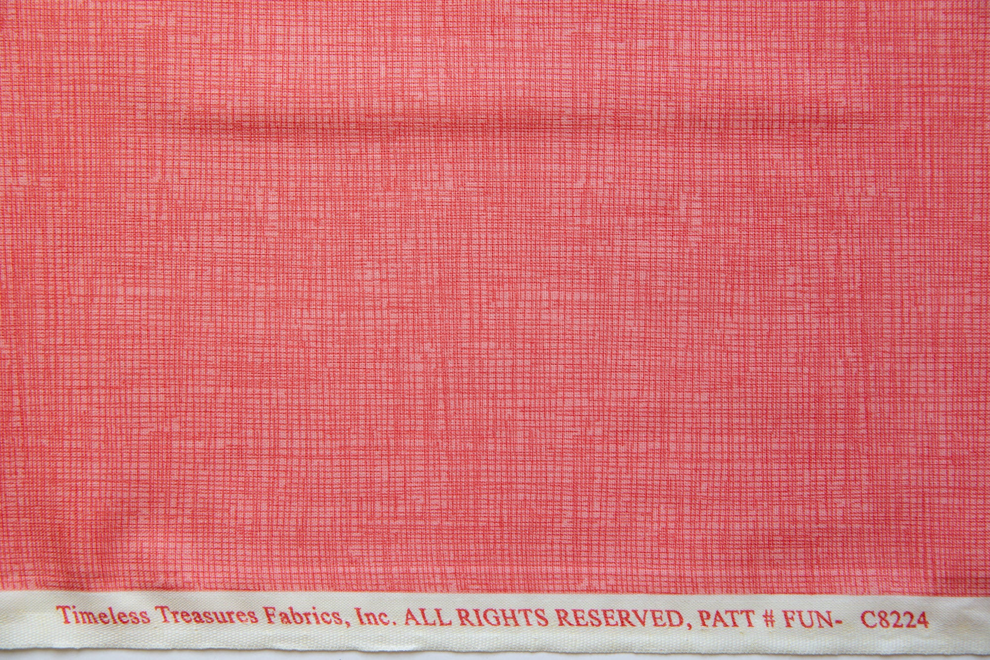 Sketch in Coral, Timeless Treasures, FUN-C8224-CORAL