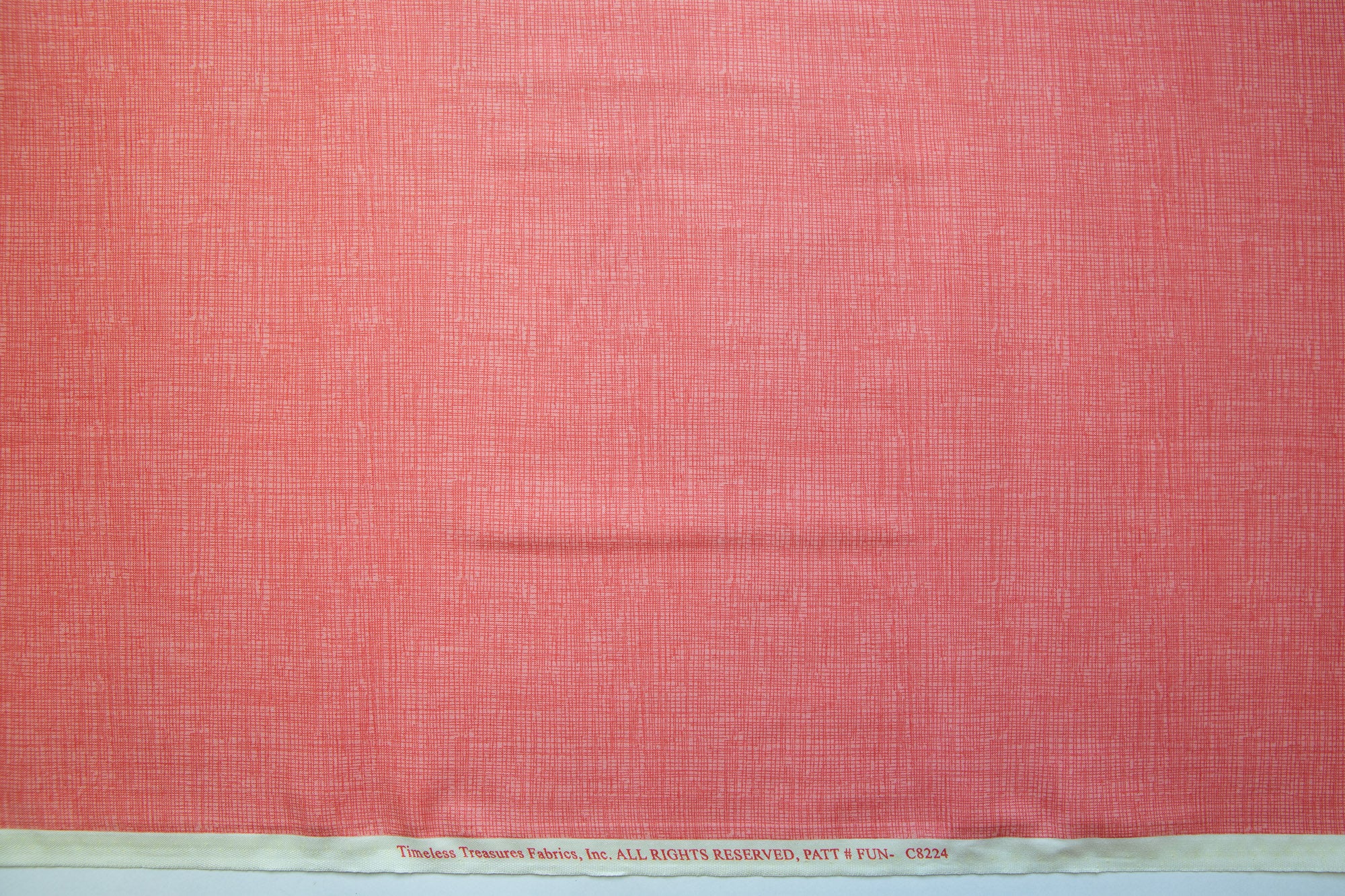 Sketch in Coral, Timeless Treasures, FUN-C8224-CORAL