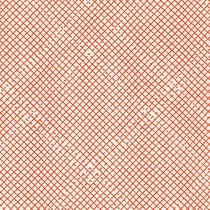 Euclid Check It in Tangerine, Carolyn Friedlander, AFR-16281-147 TANGERINE